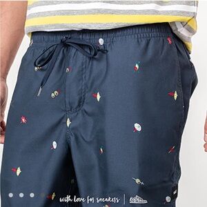 Vans Mixed Volley Boardshorts Cocktail Print Swimsuit Men’s Size Large